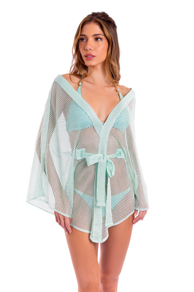 KAFTAN - SHINY AQUAMARINE