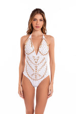 RHINESTONE OP - WHITE