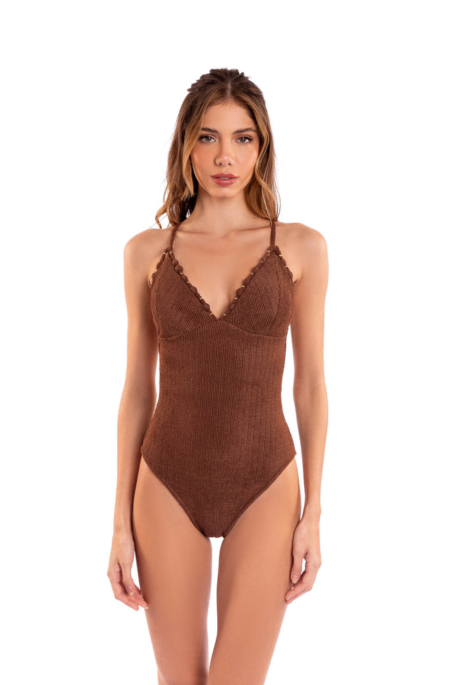 CHERRIE OP - STRETCHY MOCHA