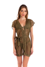 GLEAMING TUNIC - SHINY CACTUS