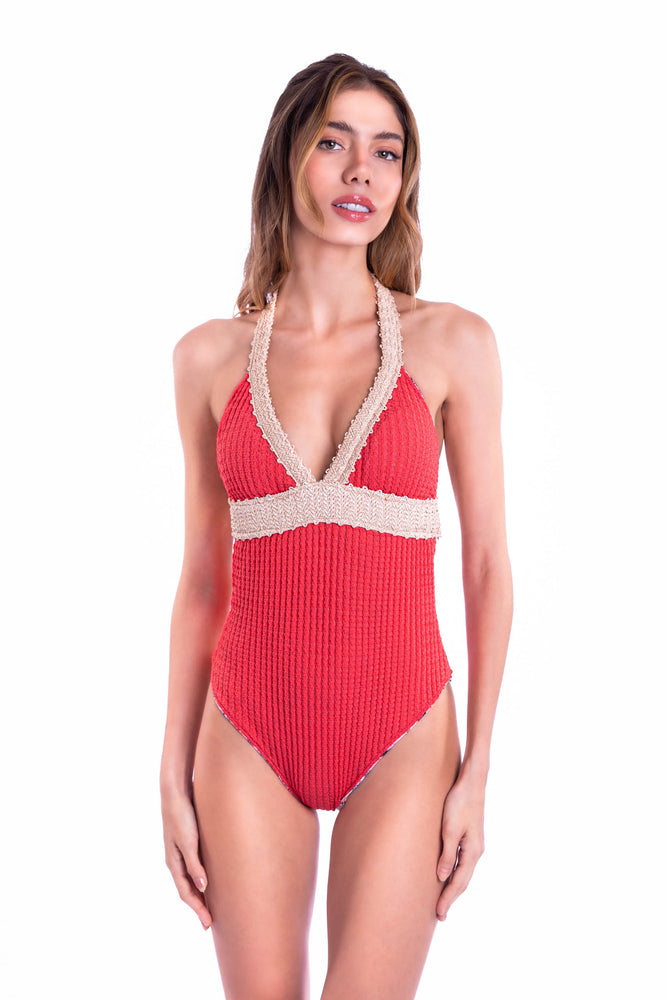 RAPHIA REVERSIBLE OP - ANACONDA/WATERMELON