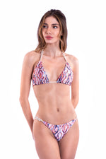 SHELLEY REVERSIBLE BIKINI - ANACONDA/WATERMELON
