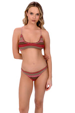 GRACE BIKINI - PINK BEACH KNIT